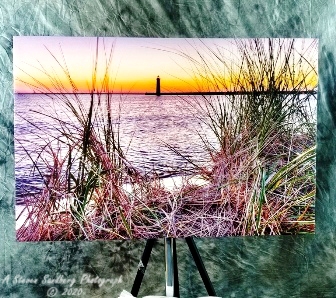 BeachGrassLighthouse